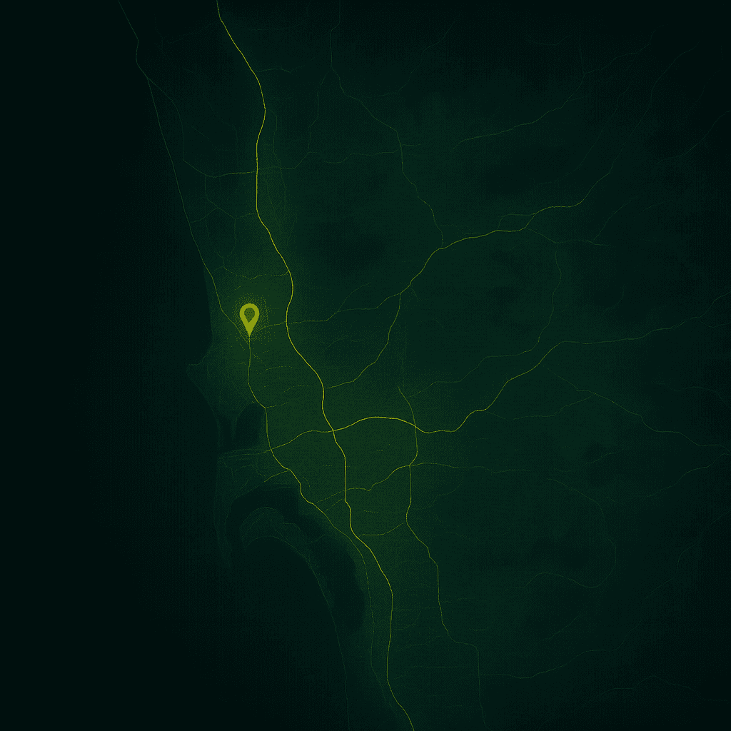 San Diego map